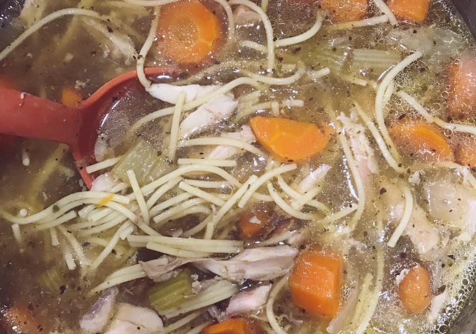 chicken noodle soup in instant pot