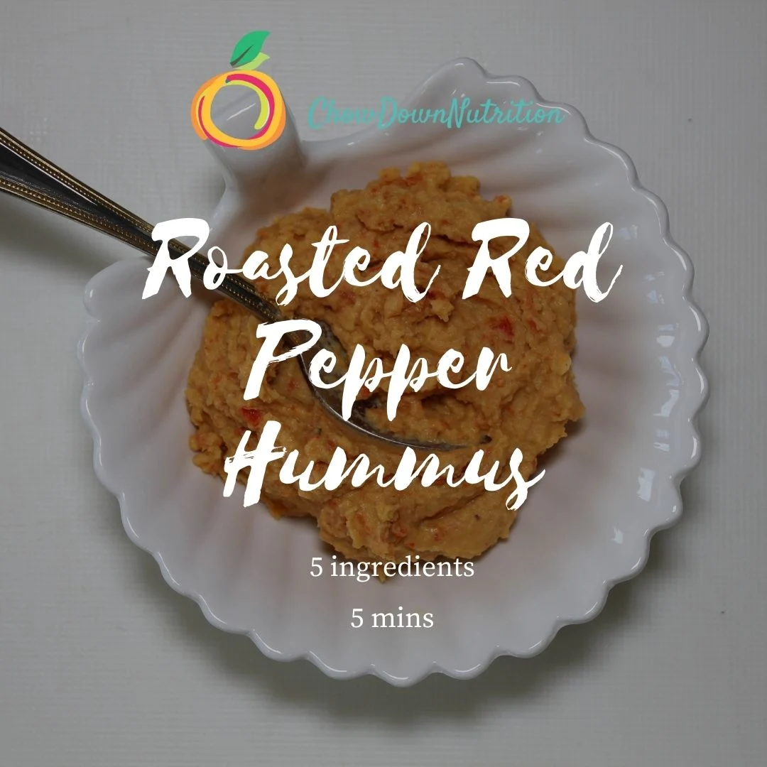 recipe of roasted red pepper hummus